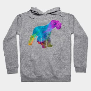 Miniature Schnauzer in watercolor Hoodie